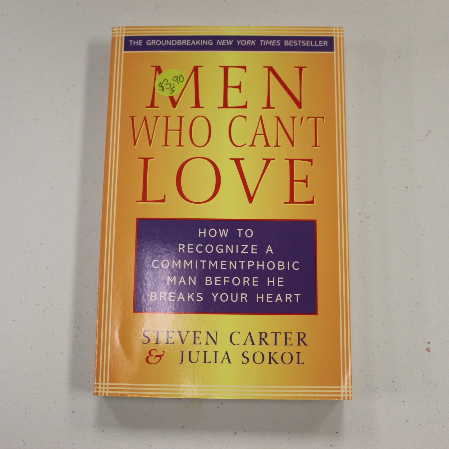 MEN WHO CAN'T LOVE