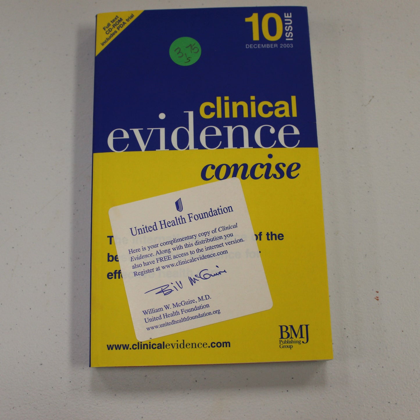 CLINICAL EVIDENCE CONCISE