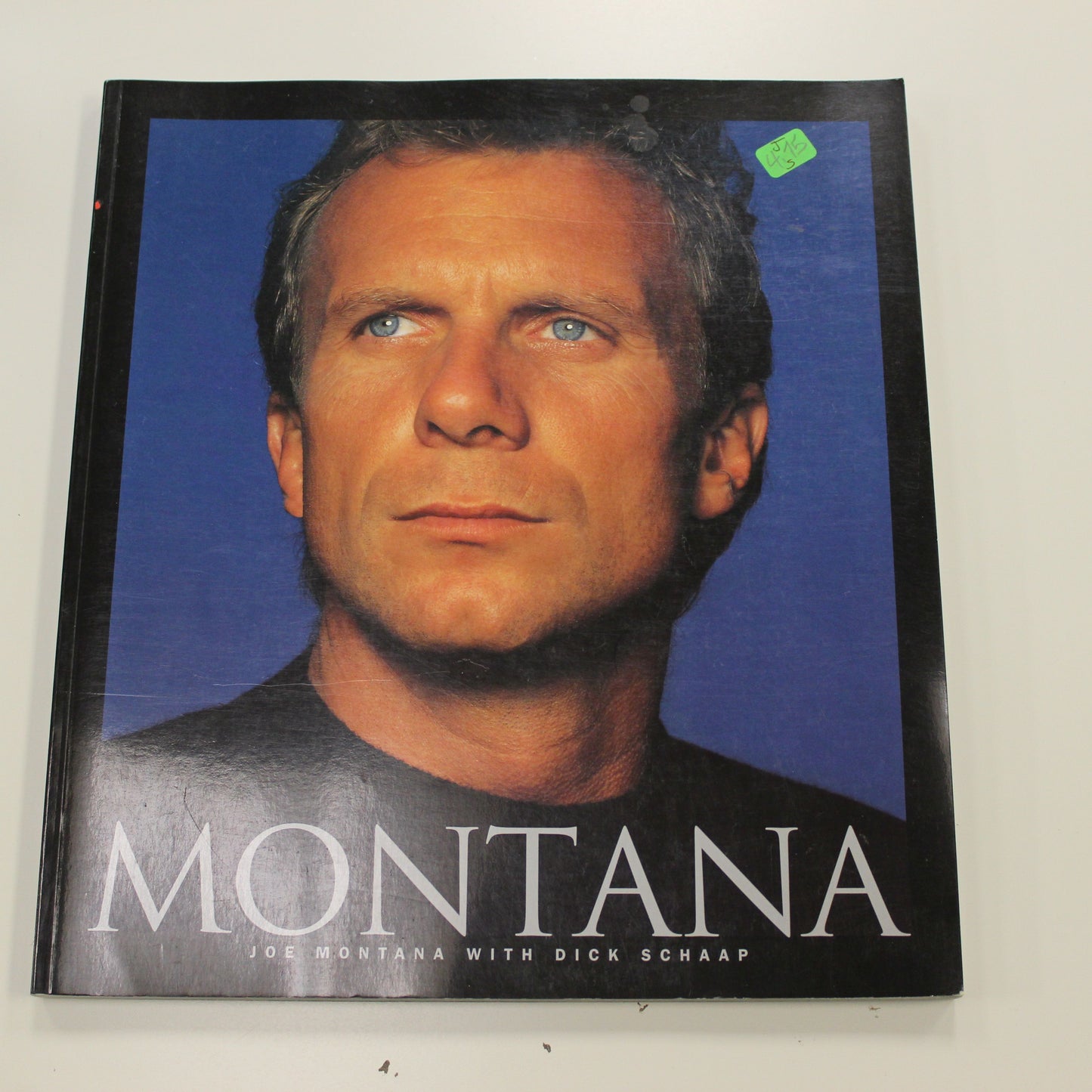 MONTANA JOE MONTANA WITH DICK SCHAAP