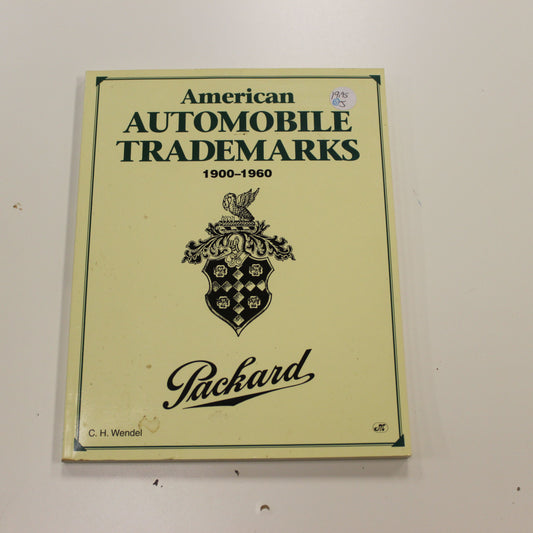 AMERICAN AUTOMOBILE TRADEMARKS 1900-1960