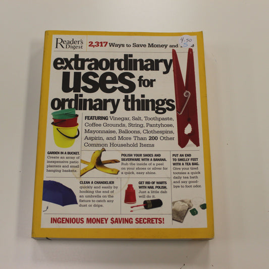 READER'S DIGEST EXTRAORDINARY USES FOR ORDINARY THINGS