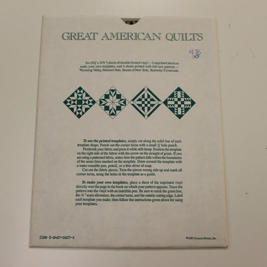 GREAT AMERICAN QUILTS