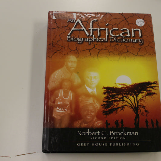 AN AFRICAN BIOGRAPHICAL DICTIONARY