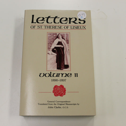 LETTERS OF ST. THERESE OF LISIEUX VOLUME II 1890-1897