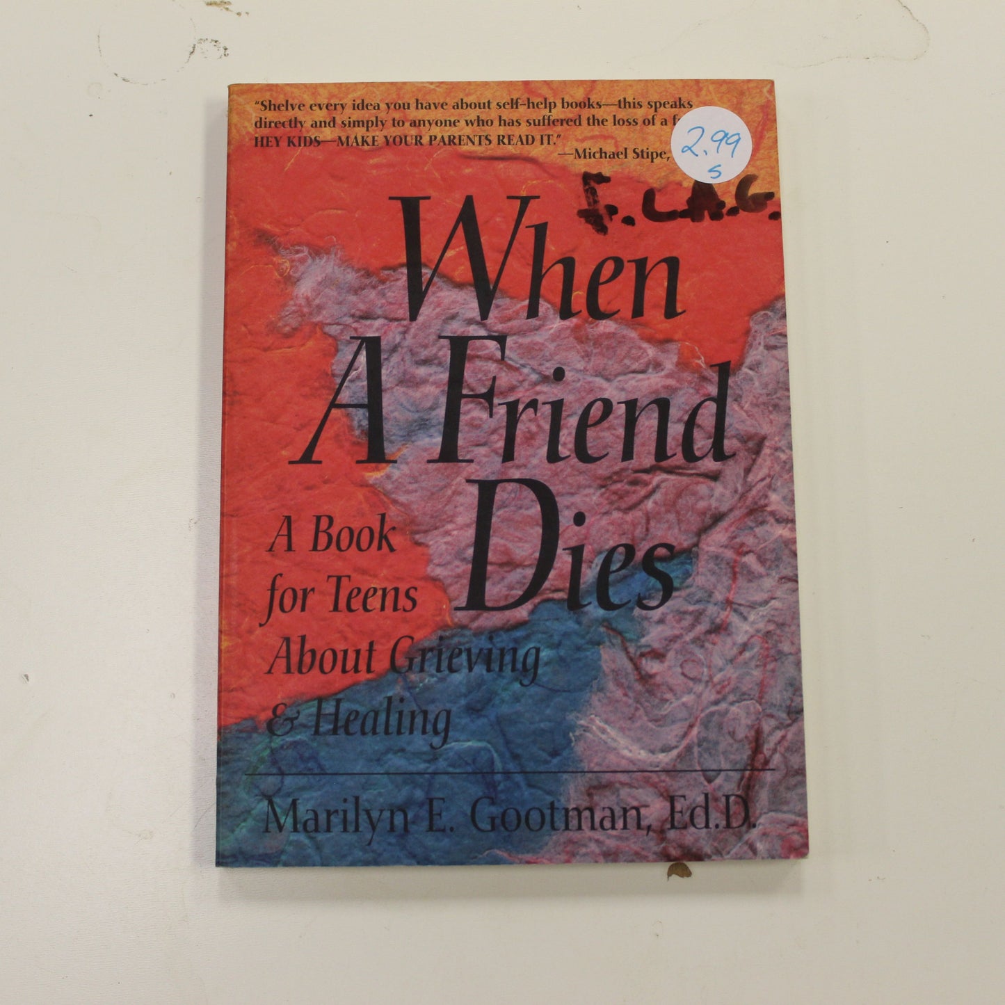 WHEN A FRIEND DIES