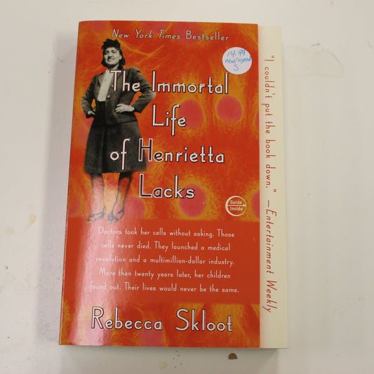 THE IMMORTAL LIFE OF HENRIETTA LACKS - AUTOGRAPHED