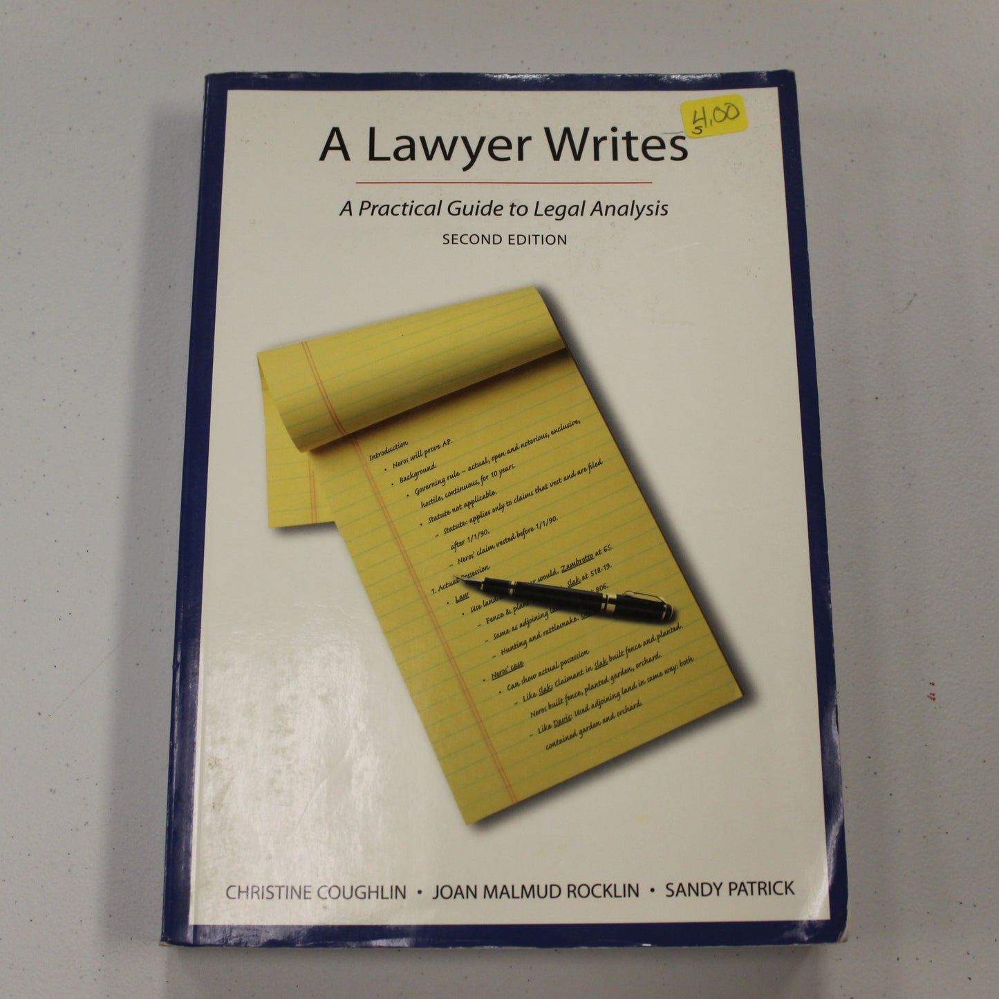 A LAWYER WRITES