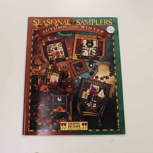 SEASONAL SAMPLERS BOOK 2 AUTUMN AND WINTER